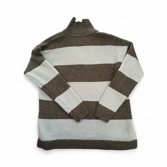 Madewell Blue and Black Striped Sweater - Picture 3 of 8